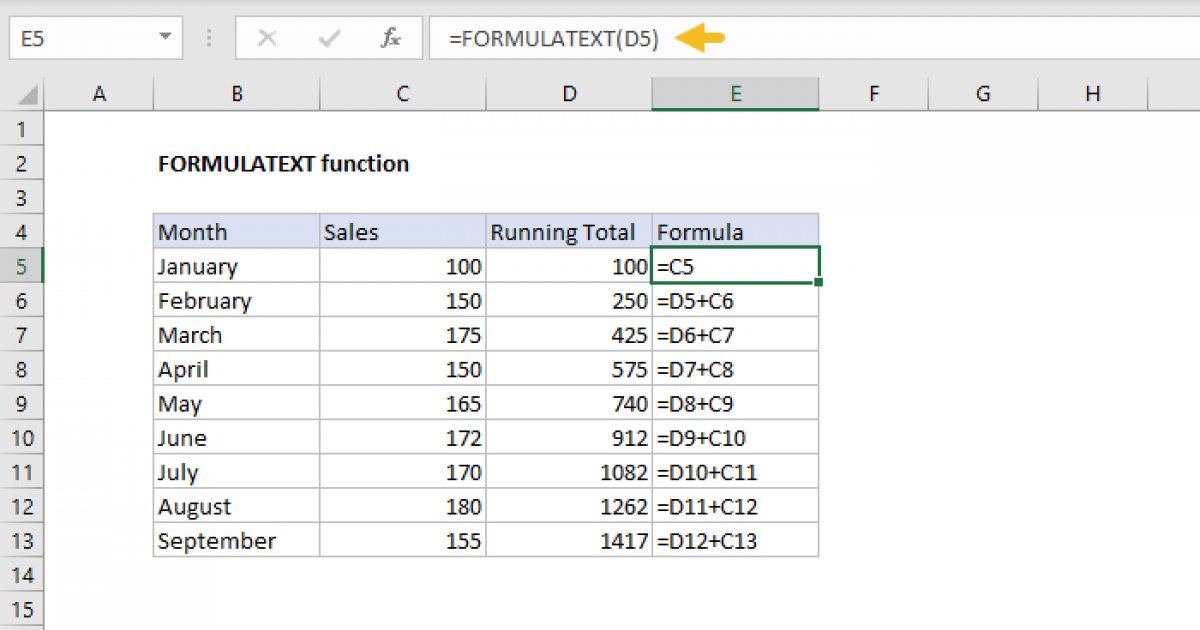 Excel Text Instead Of Formula